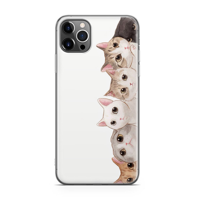 Cute Cats Vertical iPhone 12 Pro Case