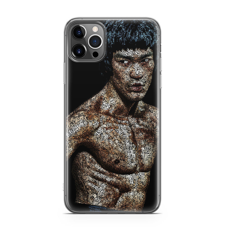 Bruce Lee Typograph iPhone 12 Pro Case