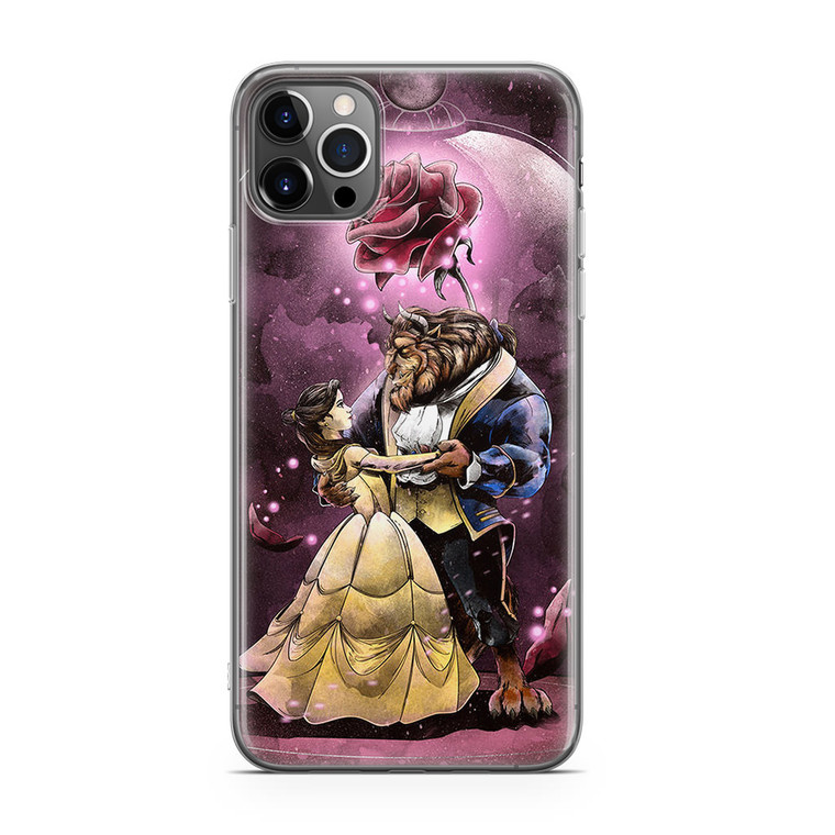 Beauty And The Beast Glass iPhone 12 Pro Case