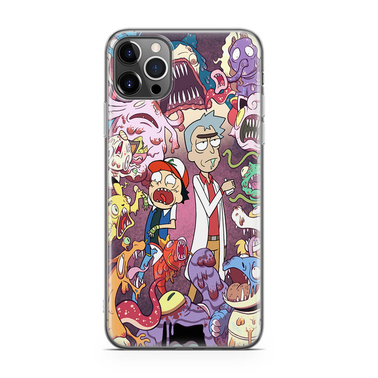 Rick And Morty Pokemon1 iPhone 12 Pro Case
