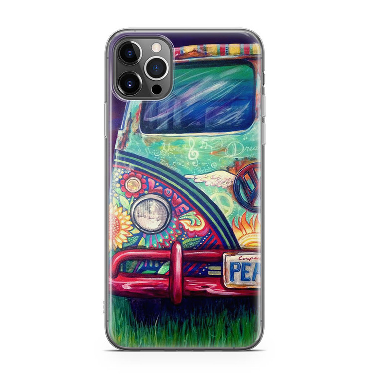 Happy Hippie VW iPhone 12 Pro Case
