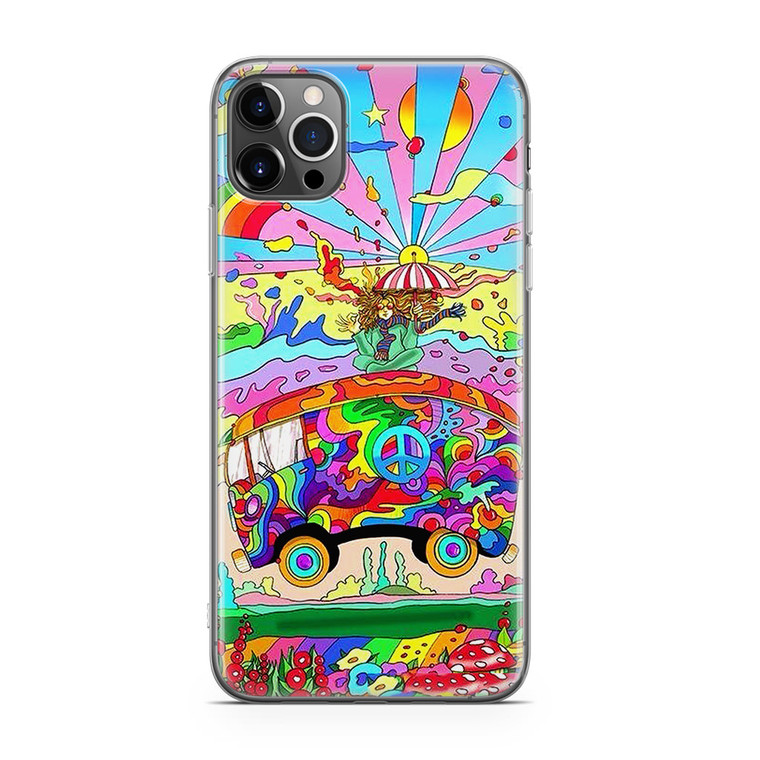 Hippie Magic Bus iPhone 12 Pro Case