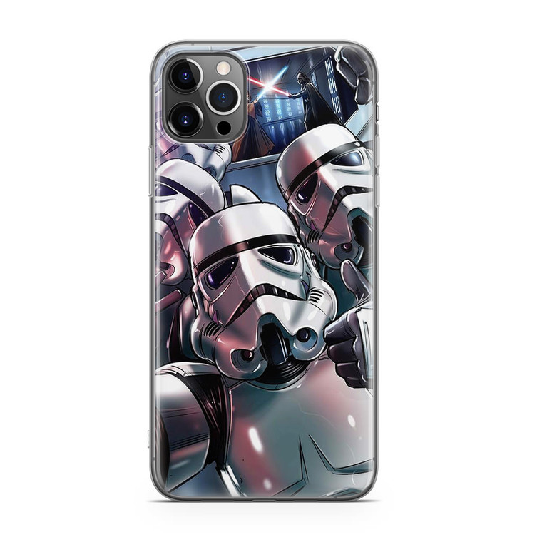 Star Wars Stormtrooper Selfie iPhone 12 Pro Case