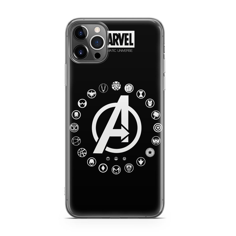 Marvel Universe Logo iPhone 12 Pro Case