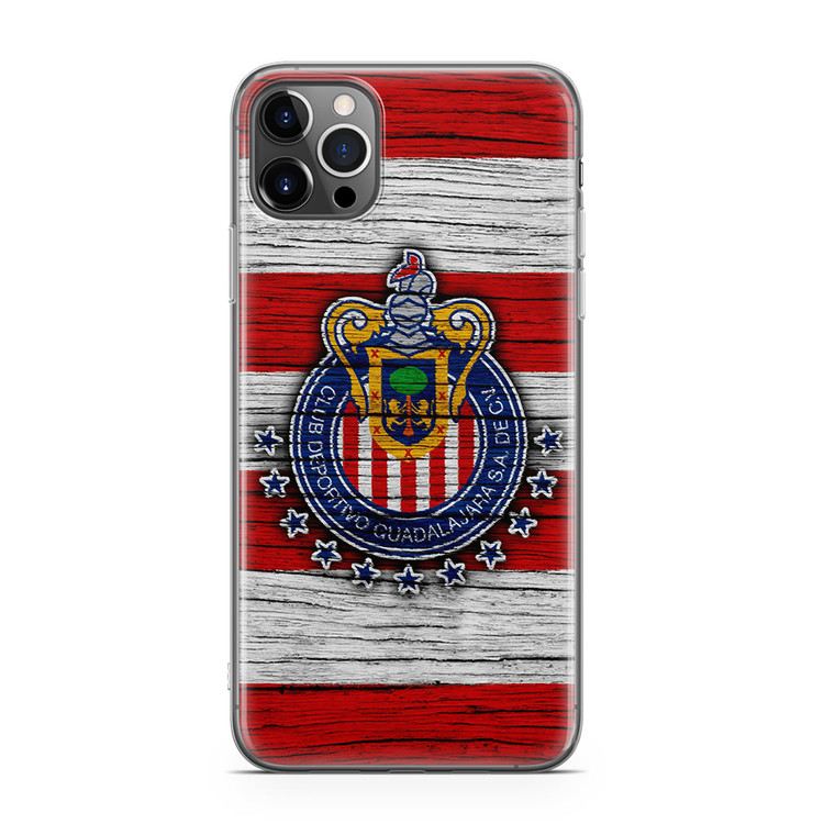 Chivas de Guadalajara Wood Logo iPhone 12 Pro Case