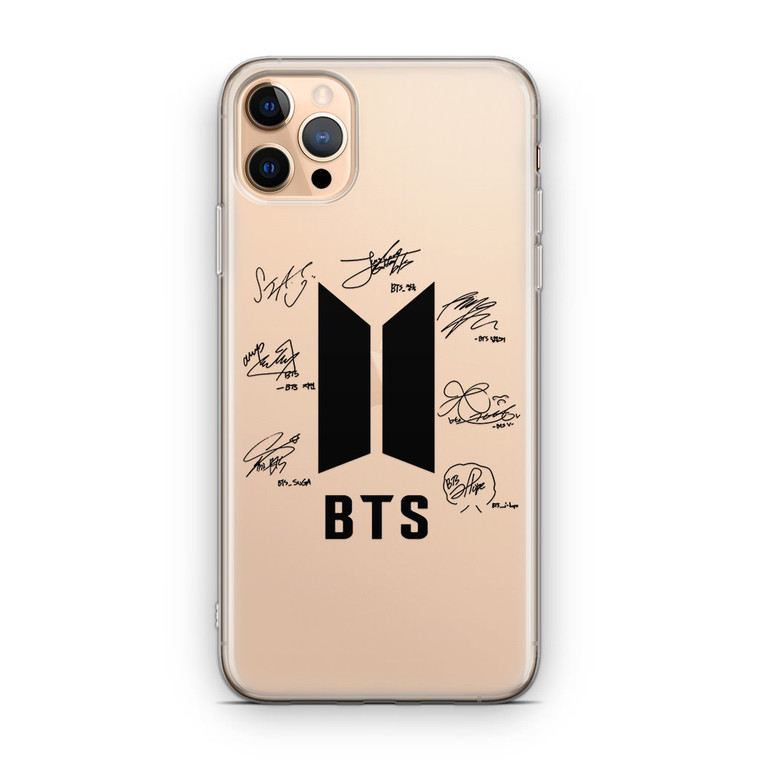 BTS Signature iPhone 12 Pro Case