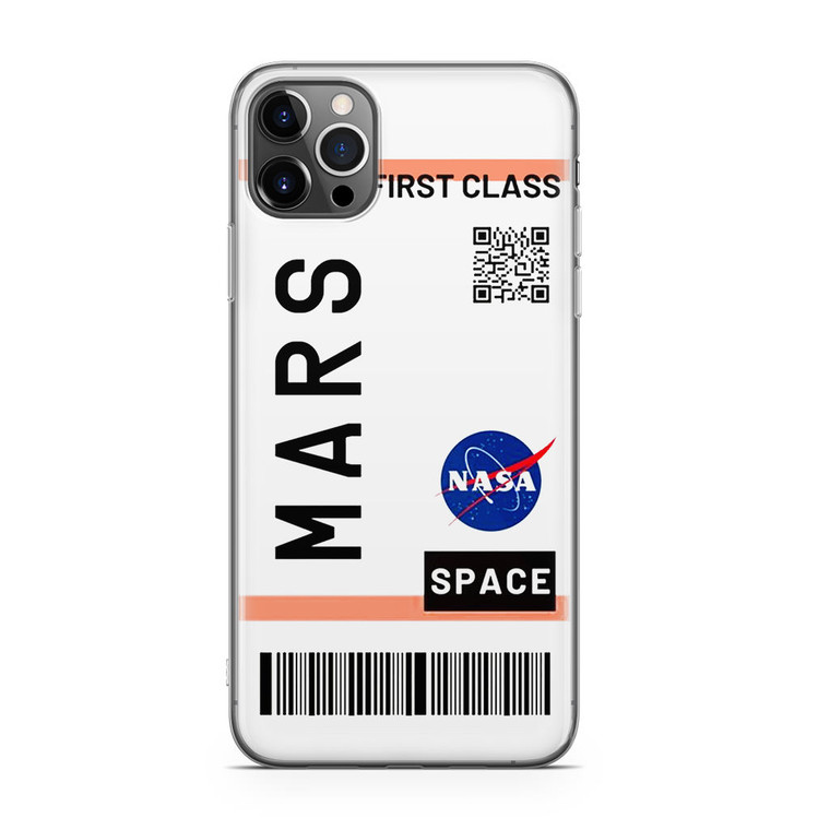 Mars Planet First Class Ticket iPhone 12 Pro Case