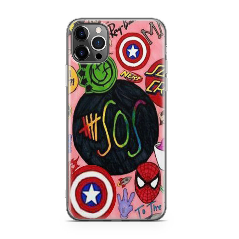 5 SOS Superheroes iPhone 12 Pro Max Case