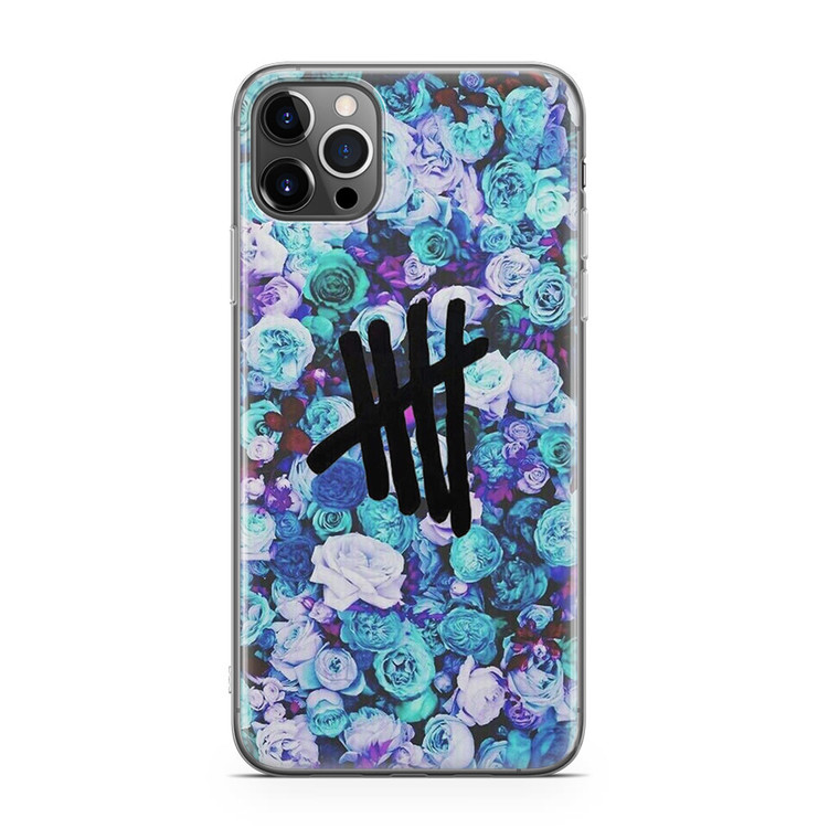 5SOS Logo Natural Flower iPhone 12 Pro Max Case