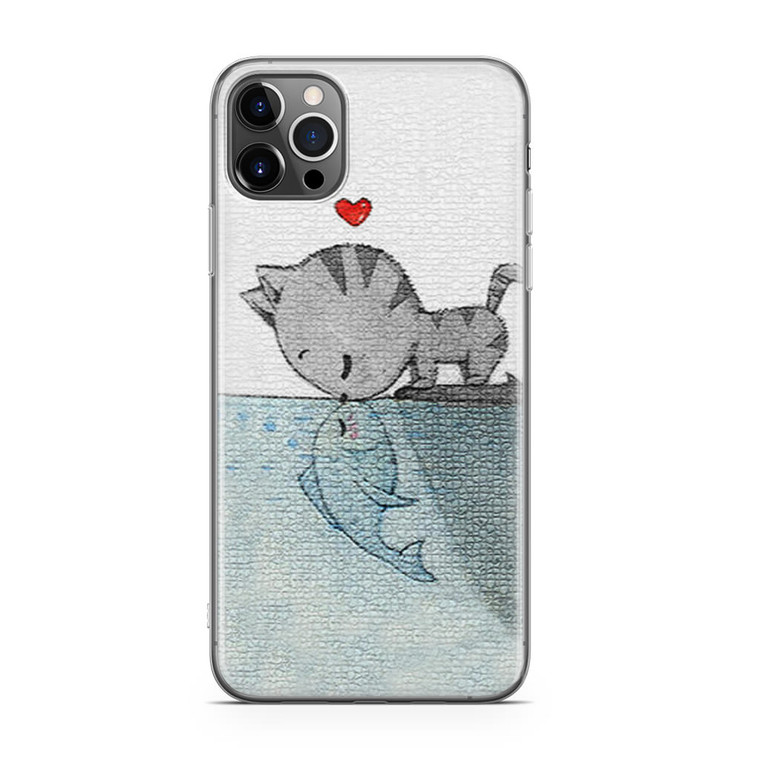 cat fish iPhone 12 Pro Max Case