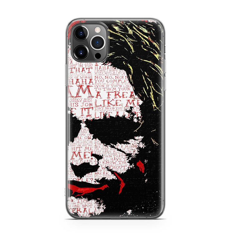 Joker Typograph iPhone 12 Pro Max Case