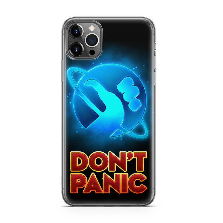 Hitchhiker's Guide To The Galaxy Dont Panic iPhone 12 Pro Max Case