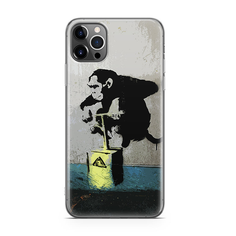 Banksy Monkey iPhone 12 Pro Max Case