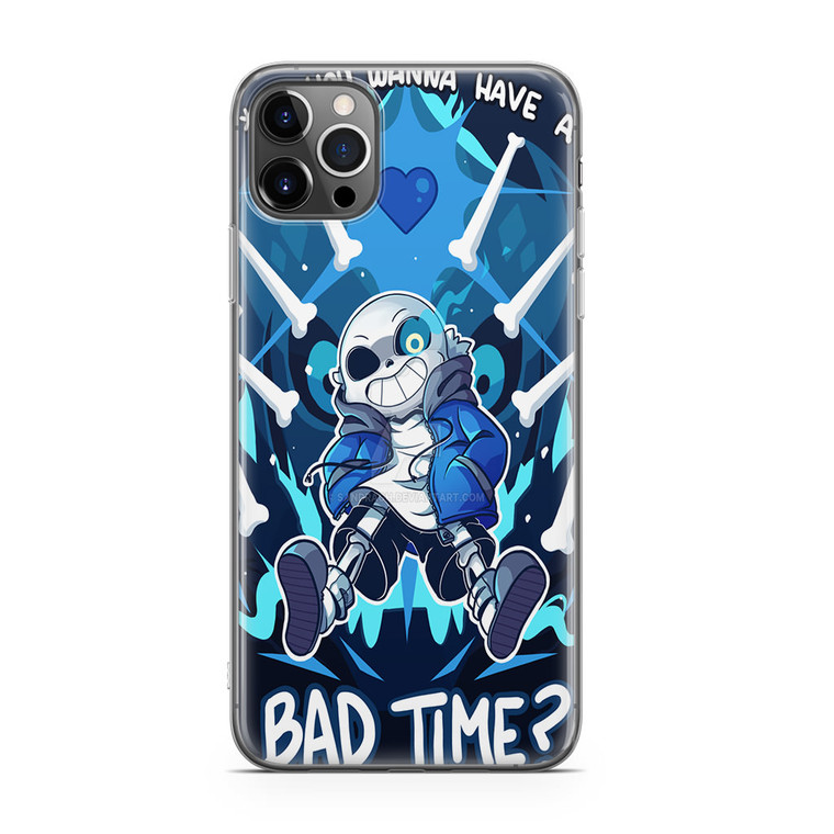 Undertale Sans Bad Time iPhone 12 Pro Max Case