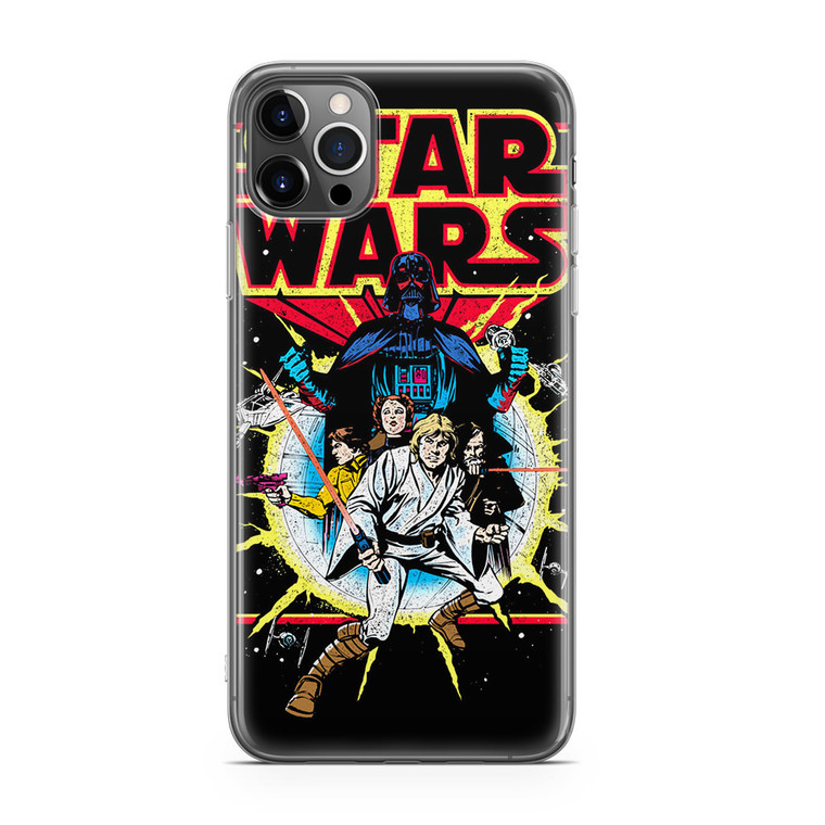 Retro Star Wars Comic iPhone 12 Pro Max Case