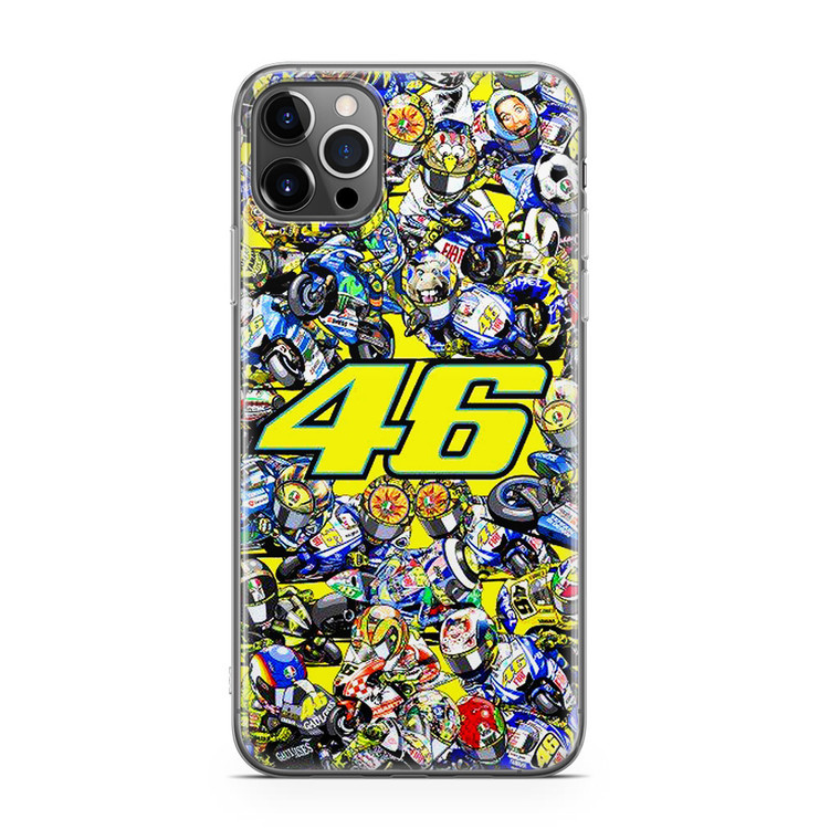 46 Valentino Rossi The Doctor iPhone 12 Pro Max Case