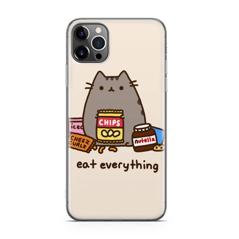 Pusheen The Cat Eat Everything iPhone 12 Pro Max Case