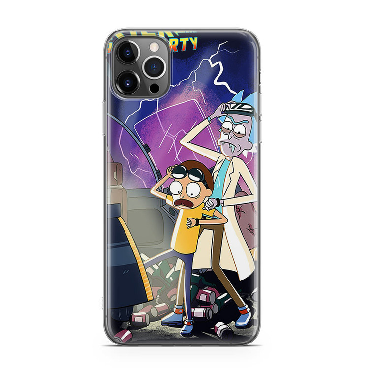 Rick And Morty Back To The Future iPhone 12 Pro Max Case