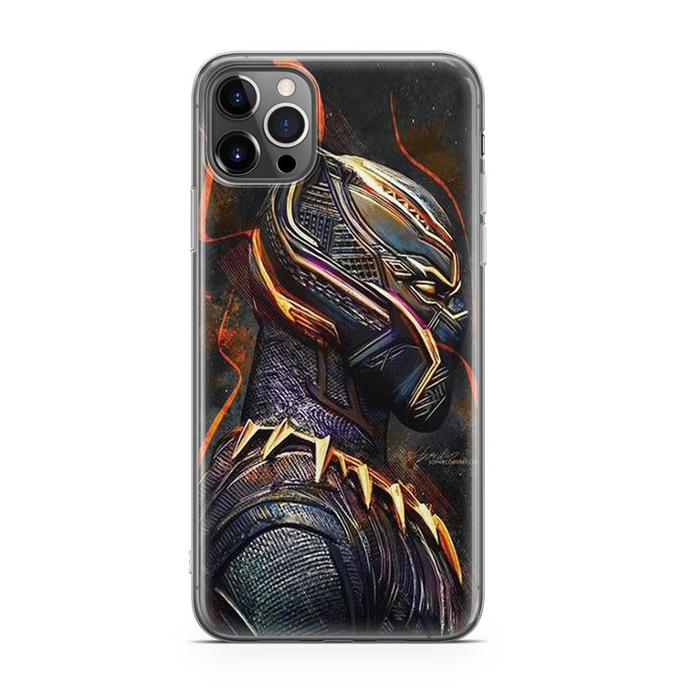 Black Panther Heroes Poster iPhone 12 Pro Max Case