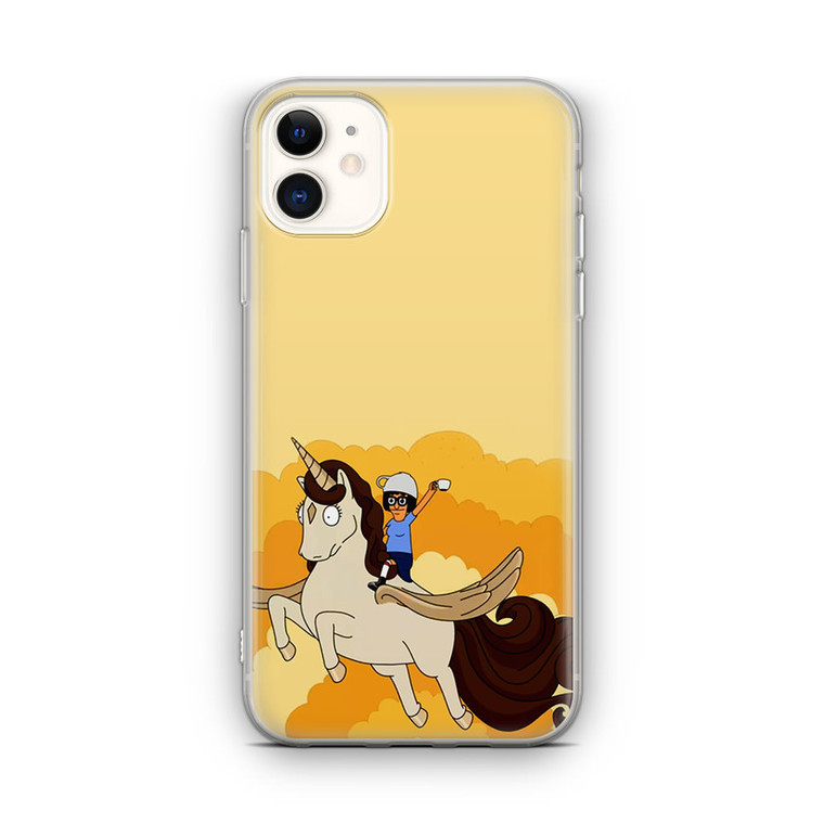 Tina Belcher and Unicorn iPhone 12 Mini Case