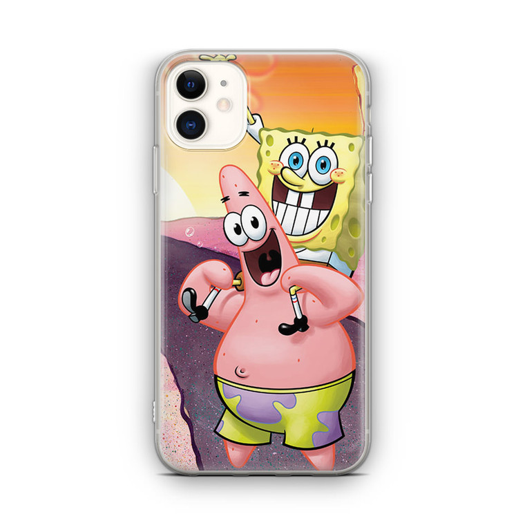 Spongebob and Pattrick iPhone 12 Mini Case