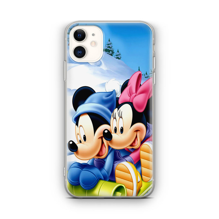 Mickey Mouse and Minnie Mouse iPhone 12 Mini Case