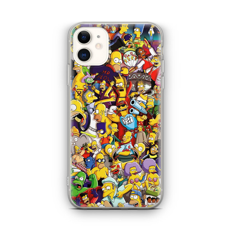 The Simpsons Characters iPhone 12 Mini Case