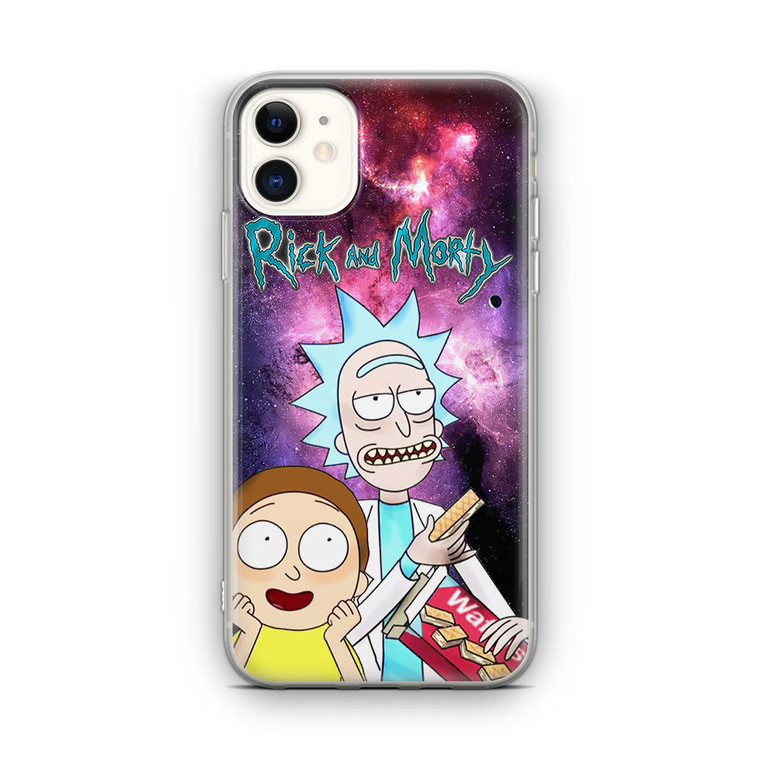 Rick and Morty Nebula Space iPhone 12 Mini Case