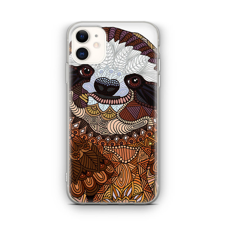 Sloth Etnik Pattern iPhone 12 Mini Case