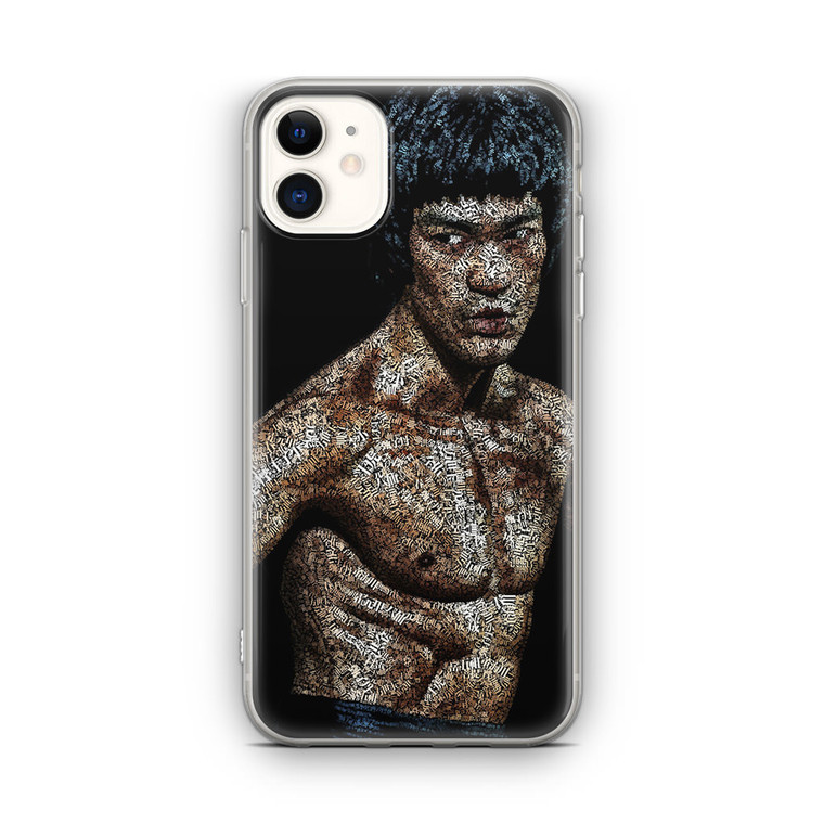 Bruce Lee Typograph iPhone 12 Mini Case