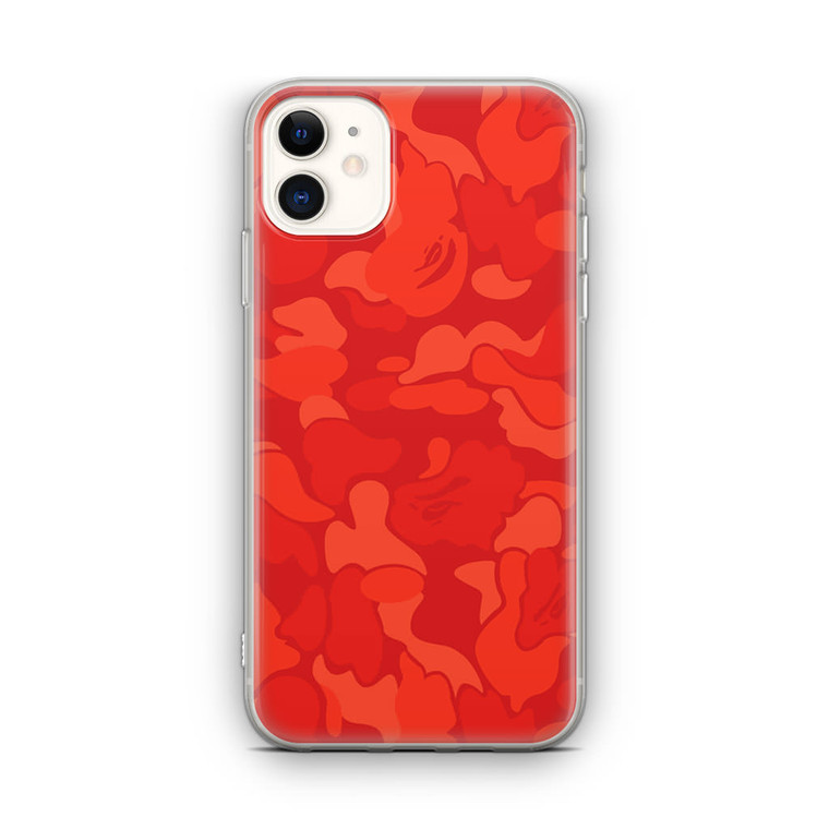 Bape Camo Red iPhone 12 Mini Case