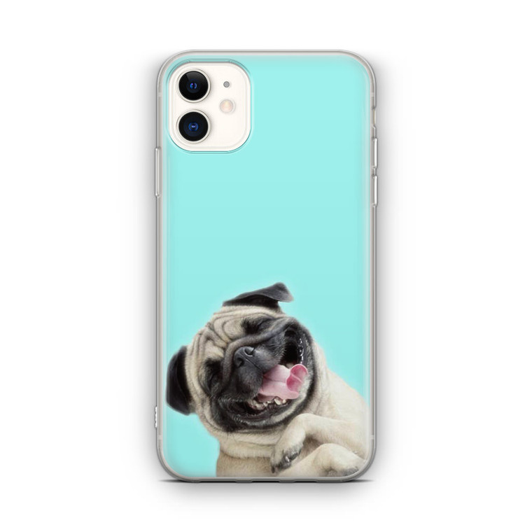 Pug Laughing iPhone 12 Mini Case