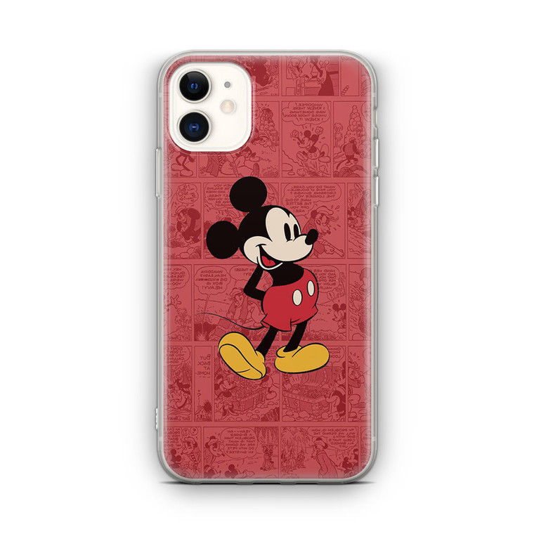 Mickey Mouse Black iPhone 12 Mini Case