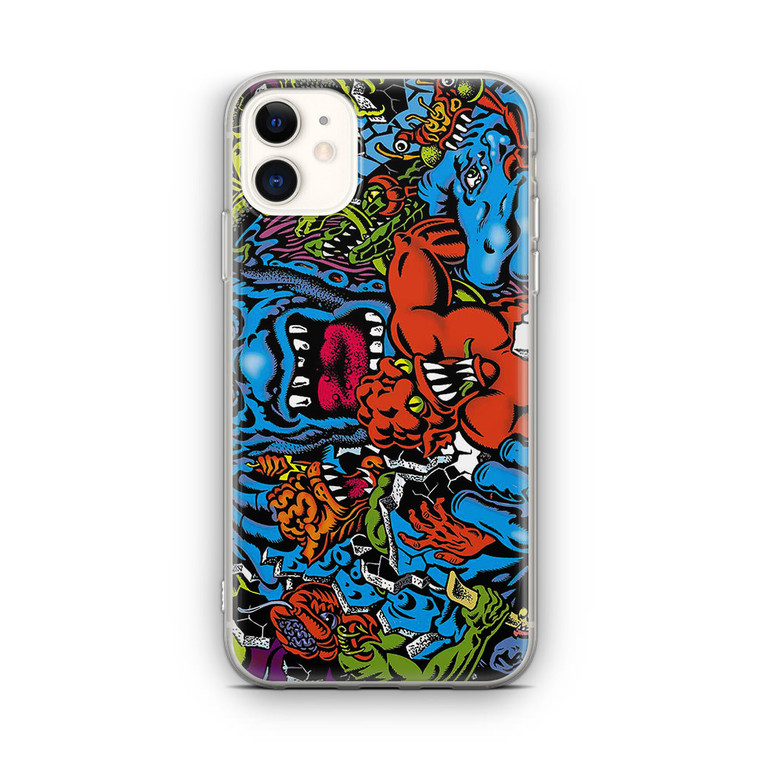 Santa Cruz Skateboard Art iPhone 12 Mini Case
