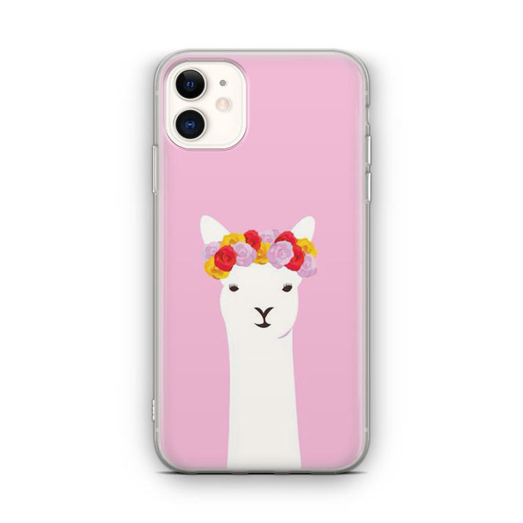 Llama Pink iPhone 12 Mini Case
