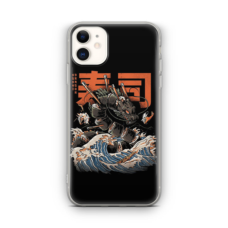 The Black Sushi Dragon iPhone 12 Mini Case