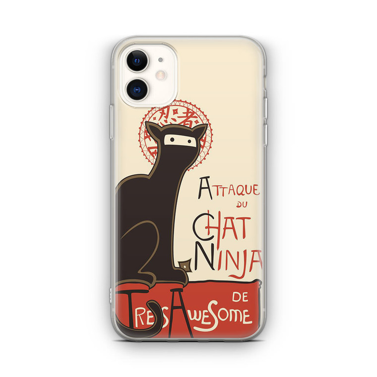 A French Ninja Cat iPhone 12 Case