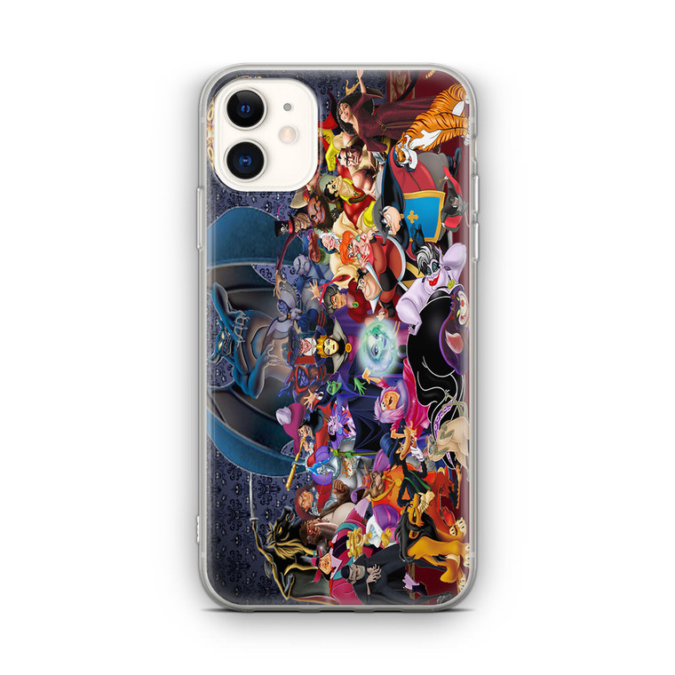 Disney All Villians Characters iPhone 12 Case