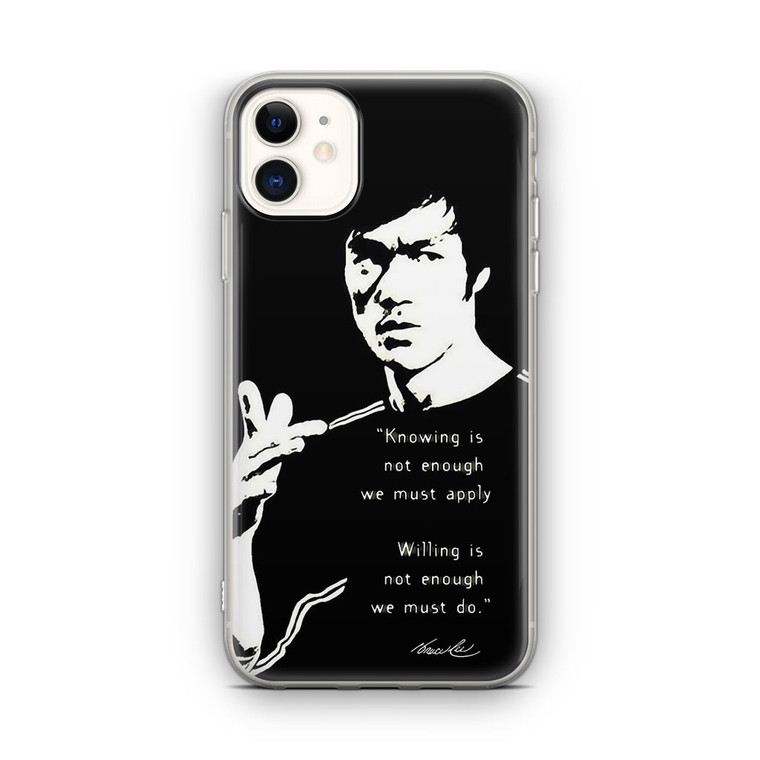 Bruce Lee Quotes iPhone 12 Case