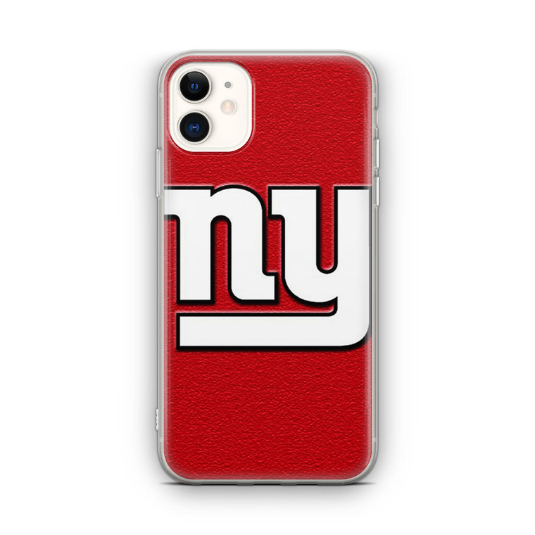NY Giants Football Red iPhone 12 Case