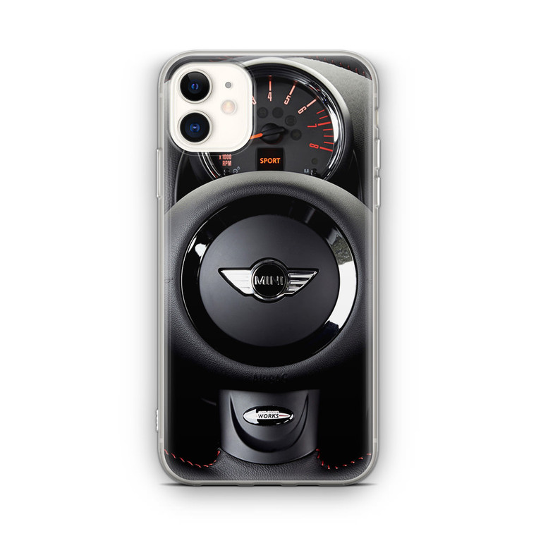 Mini Cooper Steering Wheels iPhone 12 Case
