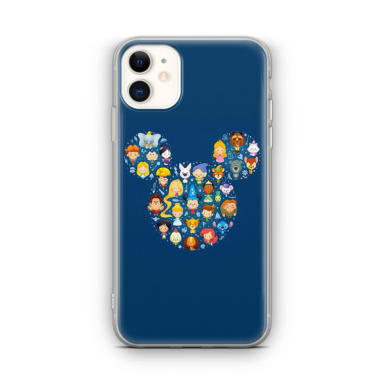 Disney Art Character Cute iPhone 12 Case