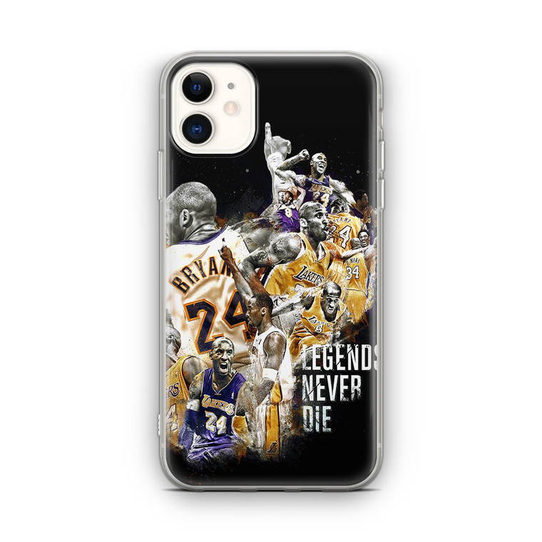 Kobe Bryant Legends Never Die iPhone 12 Case