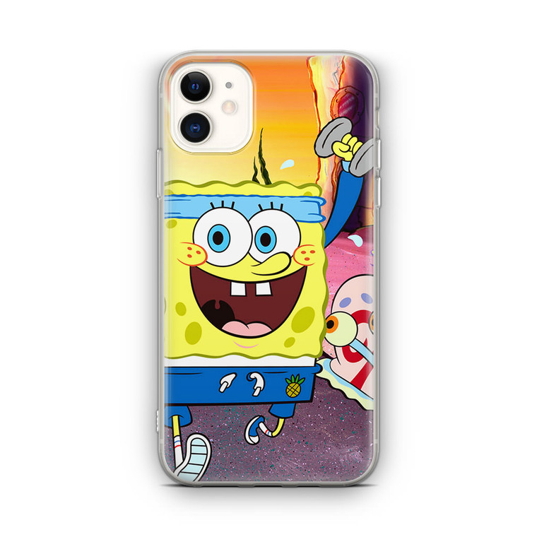 Racing SpongeBob iPhone 12 Case