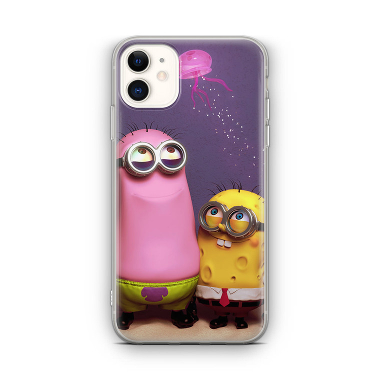 Despicable Me art Sponge and Patrick iPhone 12 Case