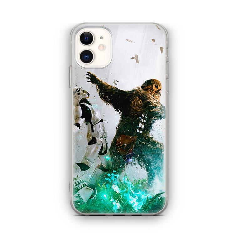 Chewbacca Vs Stormtrooper iPhone 12 Case