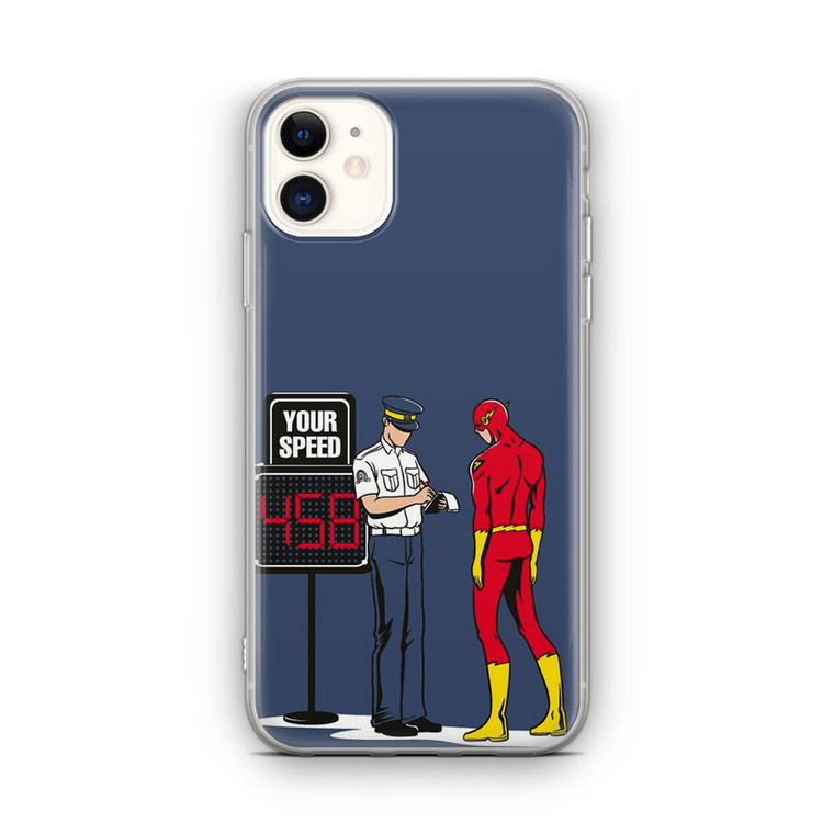The Flash And The Cop iPhone 12 Case