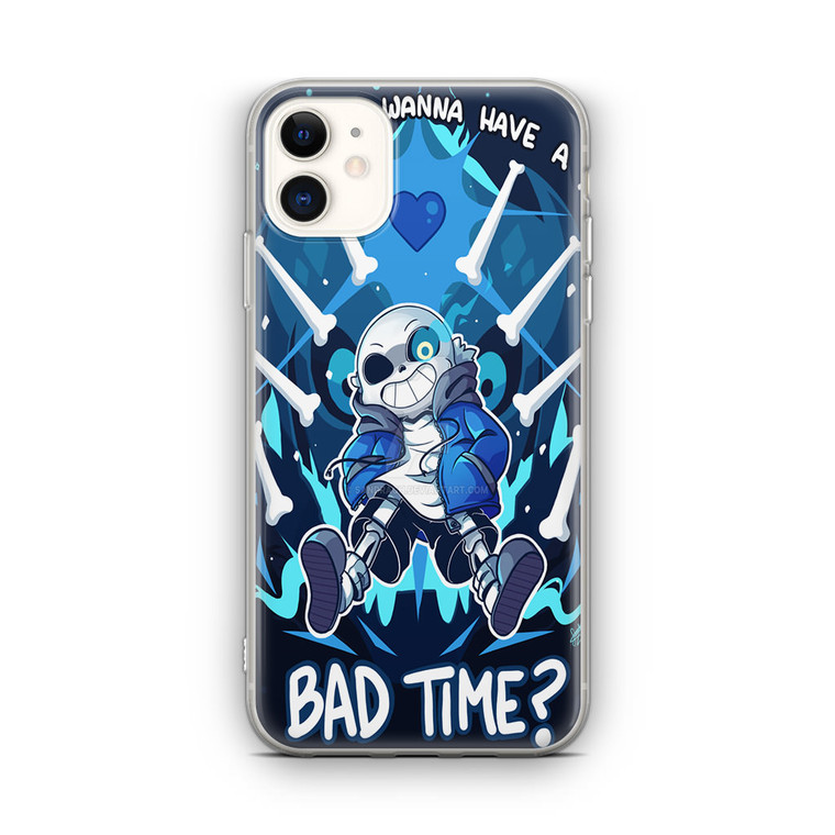 Undertale Sans Bad Time iPhone 12 Case