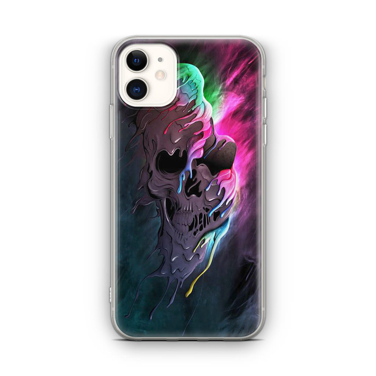 Melted Skull iPhone 12 Case