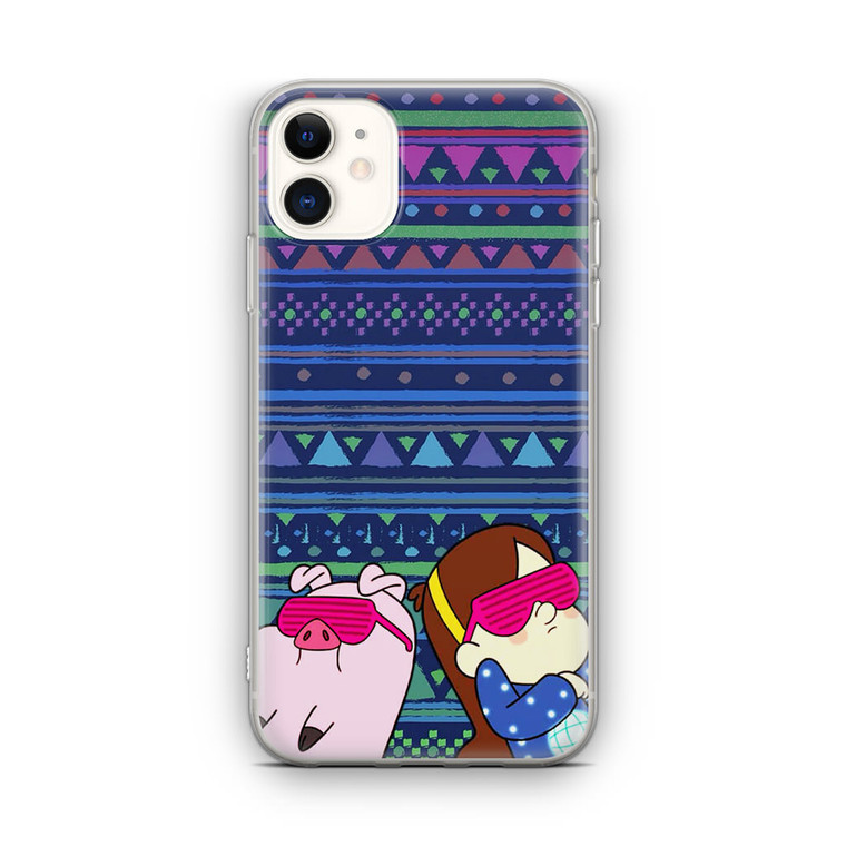 Gravity Falls Waddles And Mabel iPhone 12 Case